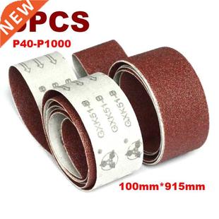 Sanding Belts P40 5Pcs Abrasive 100mm P1000 915
