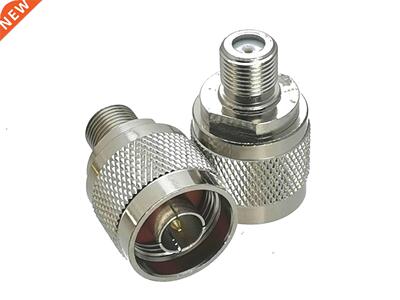 1Pcs N Male Plug to F TV Female Jack RF Adapter Connector Co