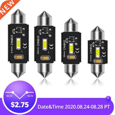 2Pcs C5W Led Canbus C10W Bulb 31mm 36mm 39mm 41mm Festoon Le
