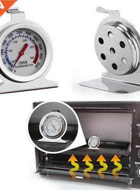 1Pcs Stand Dial Oven Thermometer Stainless Steel Gauge Gage