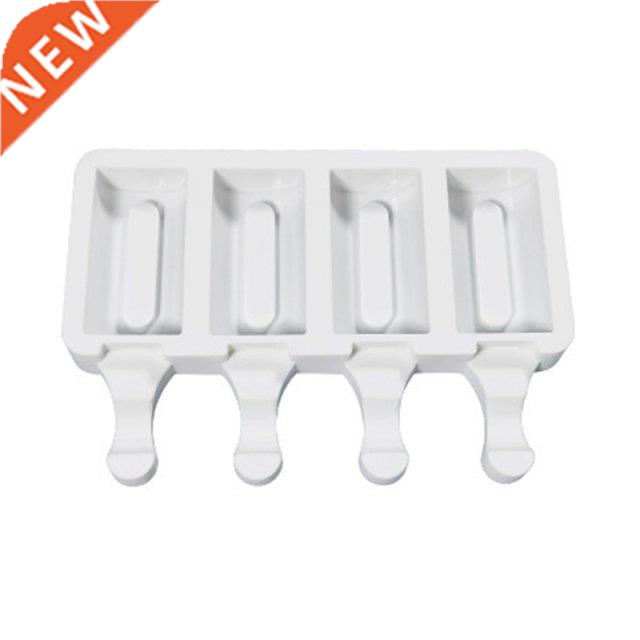 Mold Stripe Silicone Ice-Pop Molds 2/4/8 Cavities  Ice Cr