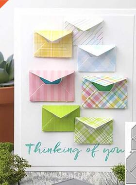 Envelope Metal Cutting Dies Stencil Template For  Scrapbo