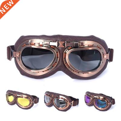 Gafas Retro para motocicleta, lentes clásicas para Ha