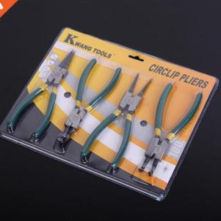 Circlip Internal Heavy Snap External Duty Set 4pcs Pliers