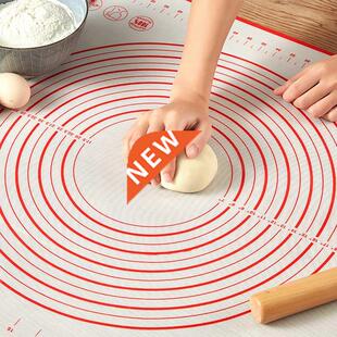 Kneading Dough Mat Silicone Baking Mat Pizza Cake Dough Make