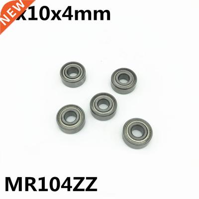 10Pcs MR104ZZ L-1040ZZ 4x10x4 mm Deep groove ball bearing Mi