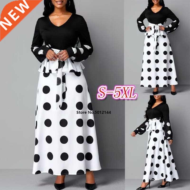 S-5XL Plus Size Autumn African Dresses For Women 2020 New Da