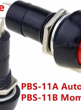 1pcs 12MM Red PBS-11A PBS-11B Push Button Switch Auto-lock/M