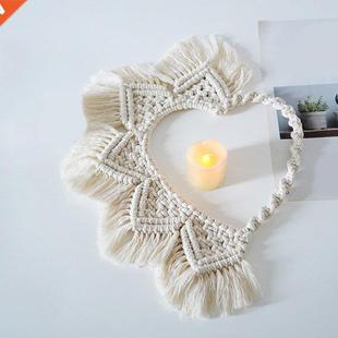 Tapestry Cotton Hand Chic Dreamcatcher Macrame Woven Heart