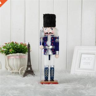 Vintage 30cm Wood Costume Nutcracker Soldier Figures Figuri