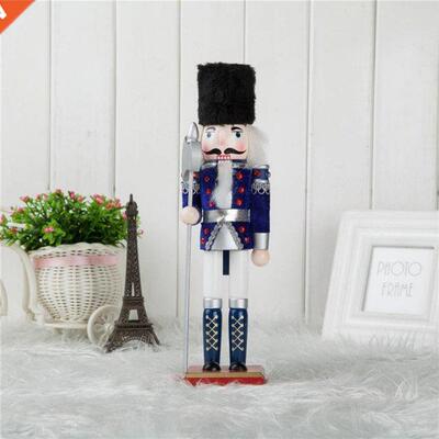 Vintage 30cm Wood Costume Nutcracker Soldier Figures Figuri