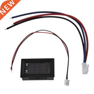 Red Digita 10A Dual Amp LED Blue Ammeter Voltmeter 100V