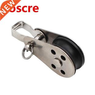 Pulley Block Hanging 5pcs Towing Steel Wire Wheel Stainless