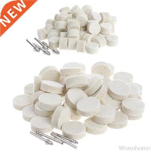 Felt Polishing Pad 25mm Grinding Wool Wheel 50Pcs Buffing