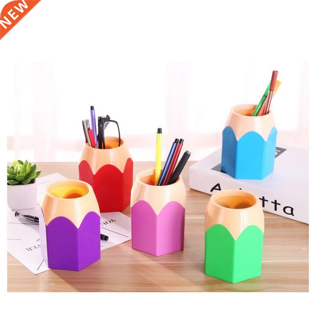 IN Stock ! Pencil Style Pen holder desk organizer student st