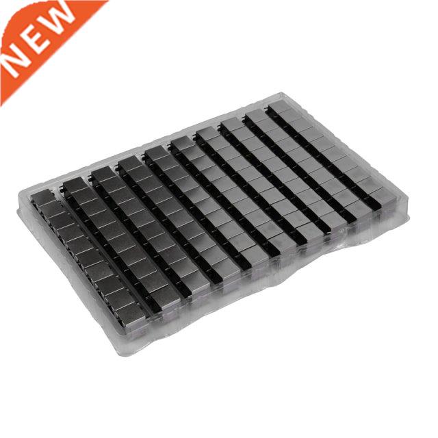 100 Pcs Vertical Mounting 8Pin RJ45 PCB 8P8C Jack Female Con