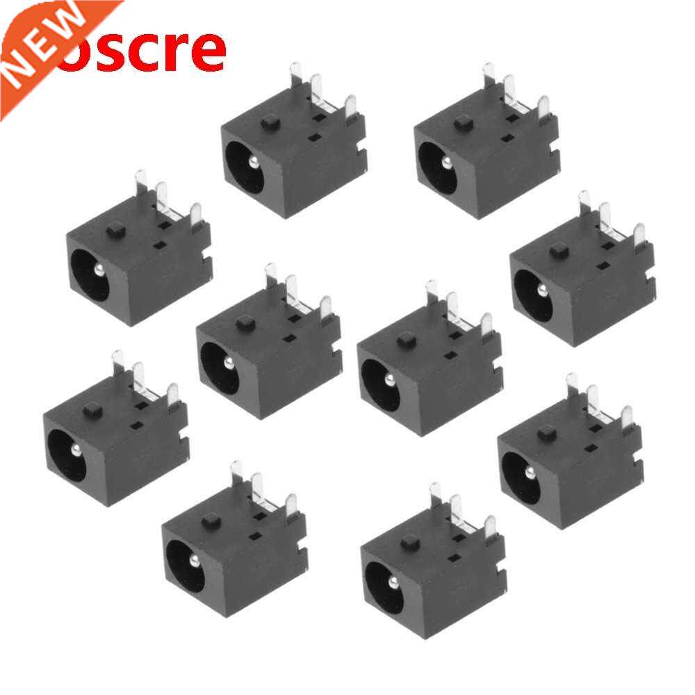 10pcs DC-044 5.5x2.1mm DC Power Jack Socket Connector 3-Pin
