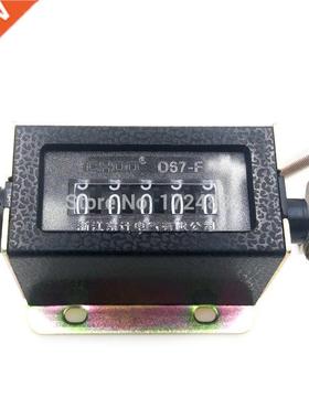 D67-F 5 digit counters Black Casing Mechanical Pull Stroke C