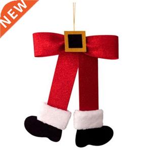 Bows Large Tree Creative Hang Xmas Christmas Legs G6DA Santa