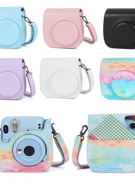 For Fujifilm Instax Mini 11 Instant Film Camera PU Leather B