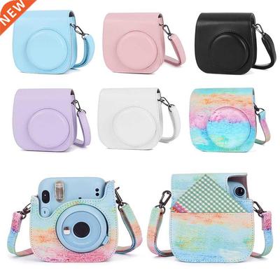 For Fujifilm Instax Mini 11 Instant Film Camera PU Leather B
