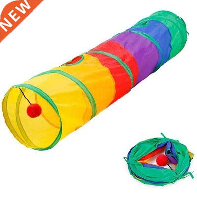 Practical Cat Tunnel Pet Tube Collapsible Play Toy Indoor Ou