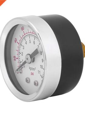 0-160PSI Gauge Manometer Pressure Tester 1/8NPT Pressure Gau