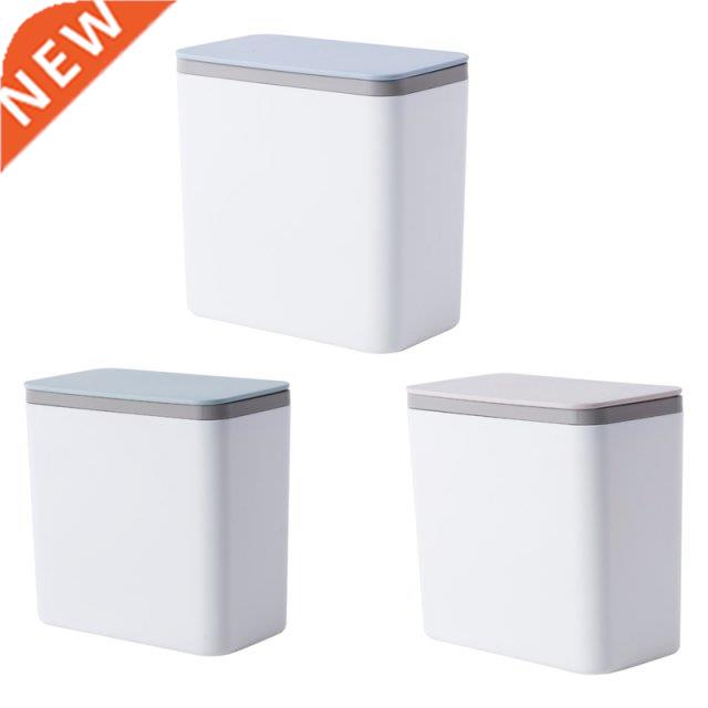 Small Garbage Can Little Tiny Waste Basket Compact Covered C