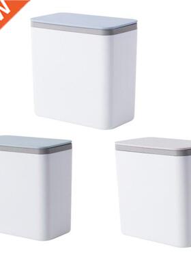 Small Garbage Can Little Tiny Waste Basket Compact Covered C
