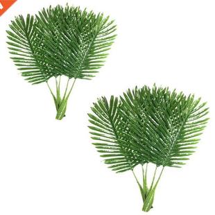 Leaves Fake Green Pack Plant Palm Artificial Faux