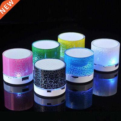Speaker Mini Wireless Loudspeaker Crack LED TF Card USB Subw