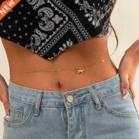 2022 Tiger Three-Dimensional Beach Belly Waist Chain Jewelry
