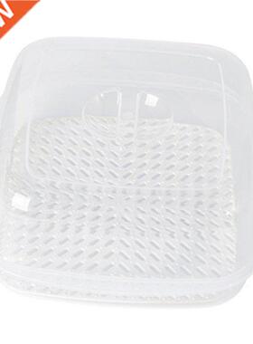 Microwave Steamer, Single Layer for Home Kitchen BPA Free wi