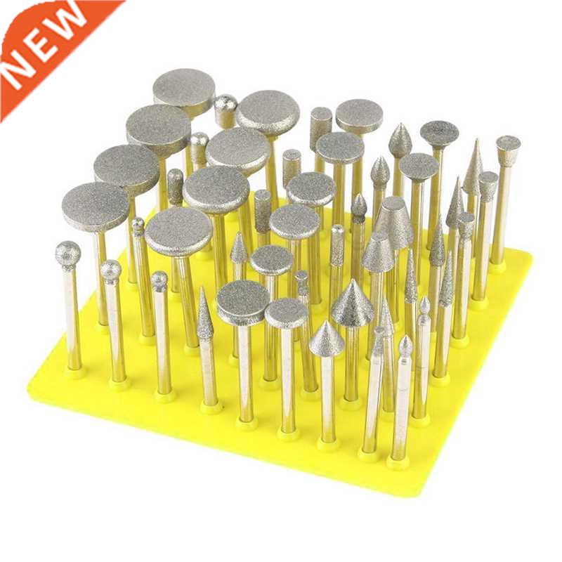 50Pcs Coated Grinding Grinder Head Glass Burr For DREMEL Rot