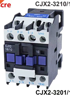 CJX2-3210 CJX2-3201 AC Contactor 32A 3 Phase 3Pole NO Coil V
