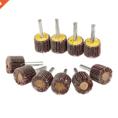 10Pcs 25mm Grinding Buffing Sanding Sandpaper Drill Flap Whe