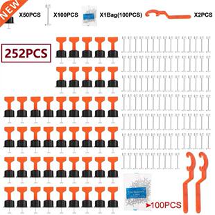 252Pcs Reusable Tile Leveling System Level Wedges Tile Space
