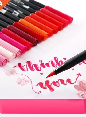 TOMBOW AB-T Art Brush Pen Japanese calligraphy pen 96 Colors