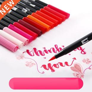 Japanese Colors pen calligraphy Pen Brush Art TOMBOW