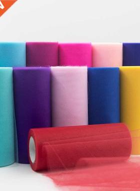 Tulle Roll Spool 25 Yards 15cm White Organza Roll Red Blue T