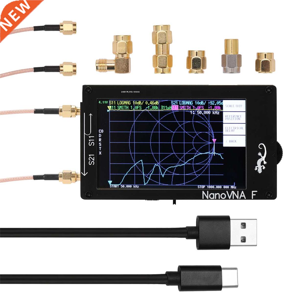 Portable MF HF VHF Vector Network Antenna Analyzer SWR Meter