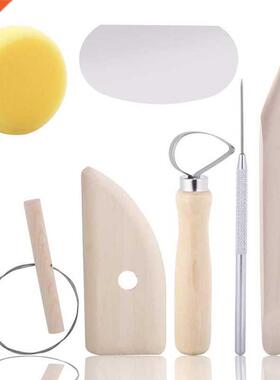 8 Pieces Pottery Tools and Clay Sculpting Tool Set for Potte