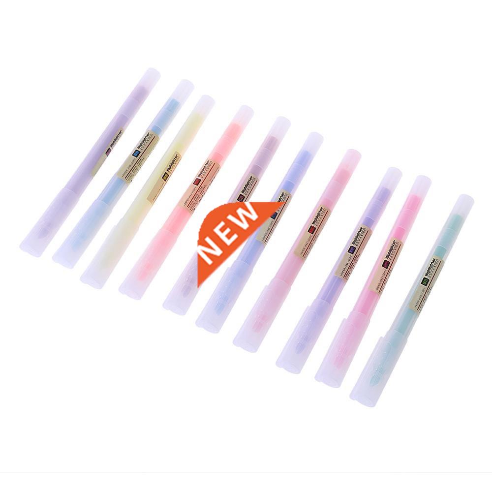 10Pcs Fluorescent Pen Mild Liner Highlighters Color Marker P