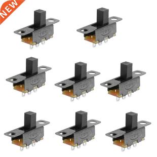 Vertical Sold Position Switch Slide Mount 1P2T SPDT 8Pcs