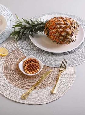 Nordic Insulation Coaster Pads Table Bowl Mats Home Christma