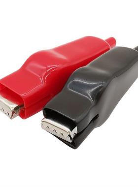 2Pcs 20A Alligator Clips Sheathed Crocodile Clip Electrical