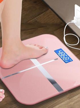 New Bthroom Floor Body Scle Glss Smrt Electronic Scles