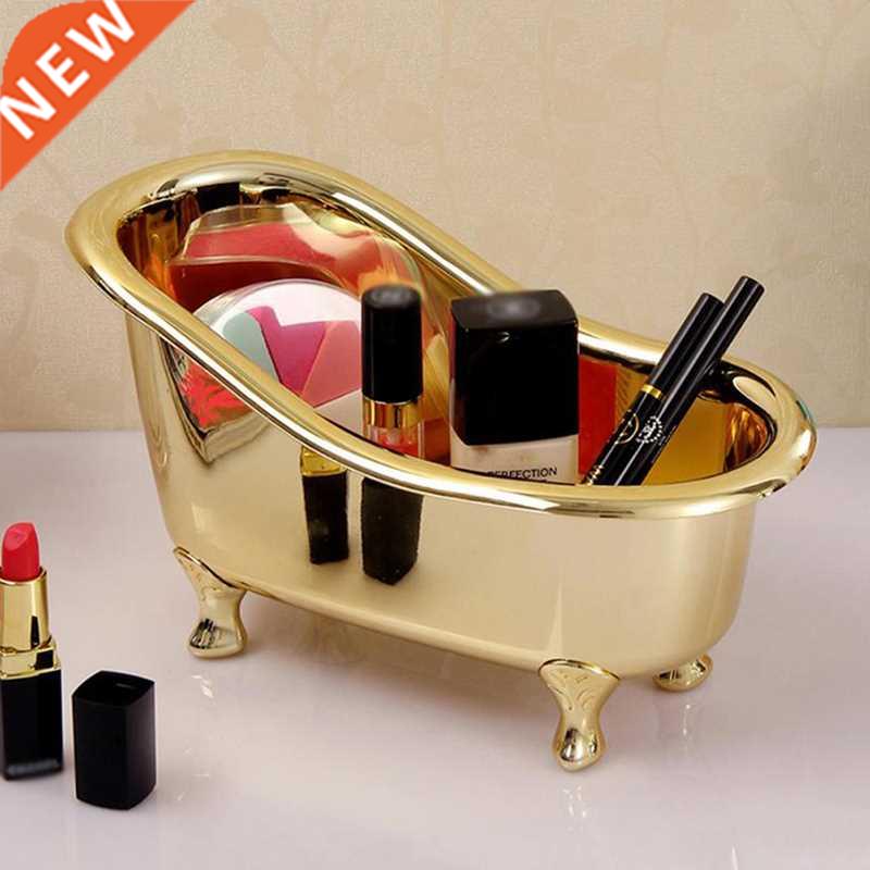 Mini Bathtub Soap Jewelry Storage Box Makeup Organizer Conta