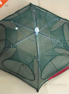 Folded Fishing Net Small Fish Shrimp Minnow Crab Baits Cast