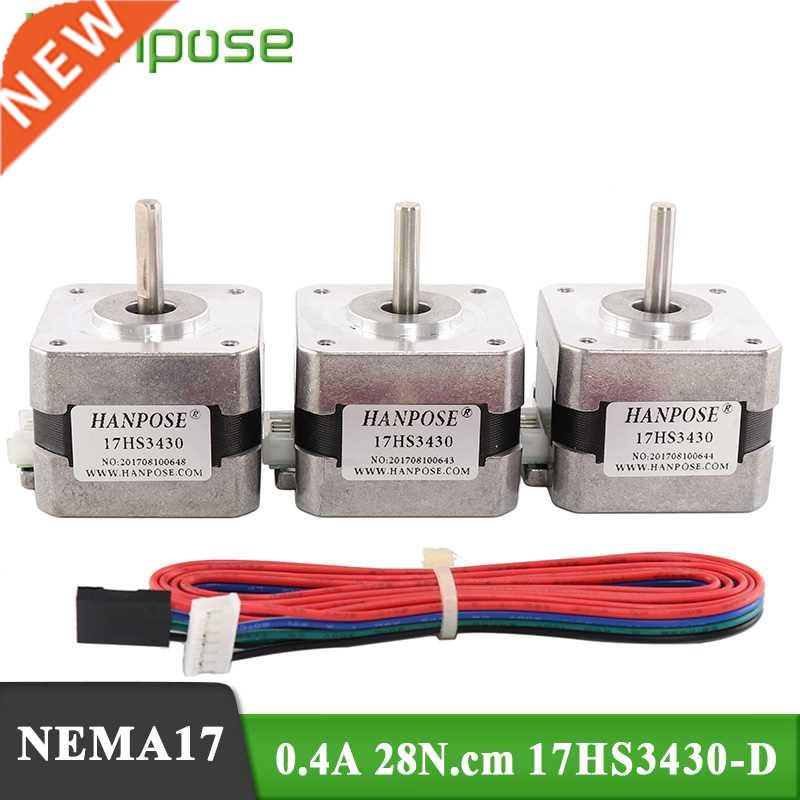 3PCS/lot Nema17 Stepper Motor 2800g.cm 34mm length 4 Lead